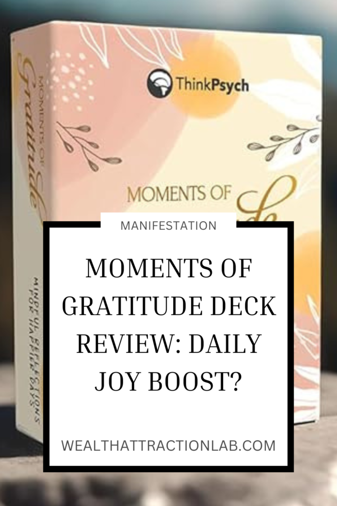 Moments of Gratitude Deck